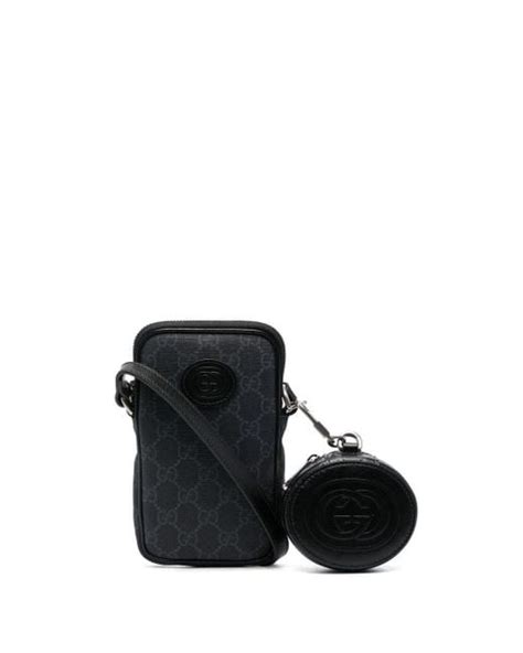 gucci schoudertas zwart heren|gucci handbags.